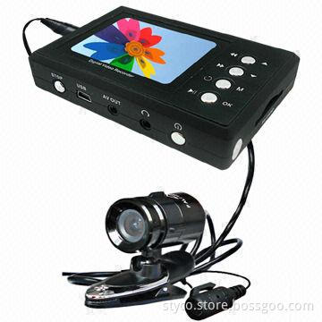 Portable DVRs with 2.5-inch TFT LCD Display, TF Card Up to 32GB, Built-in Rechargeable Battery